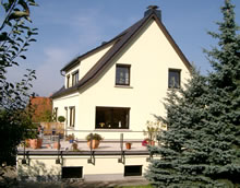 Bausanierung, Fassadensanierung  Einfamilienhaus in Dresden-Weißig